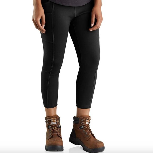 Carhartt Force Lightweight Cropped Length Pocket Legging Womens Size L (12-14) - Picture 1 of 9